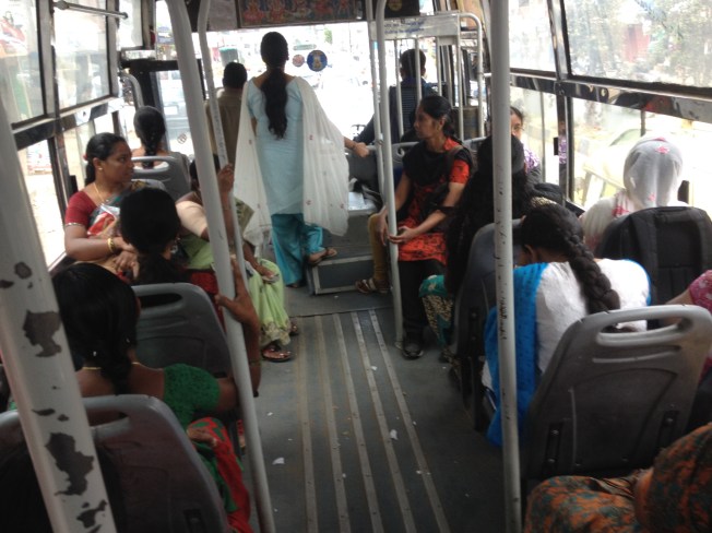 Women in bus